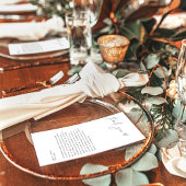 Minimalistische Hochzeit Dankeschön, Hochzeit von