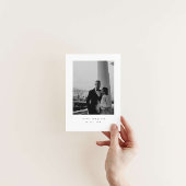 Minimalistische Hochzeit Dankeschön-Karte Dankeskarte