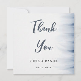 Minimalistische Hochzeit Dankeschön Karte mit Tint