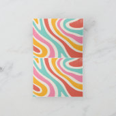 Minimalistische Hochzeit Dankeskarte (Innenseite)