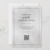 Minimalistische Hochzeit Datum speichern Save The Date (Rückseite)