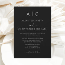 Minimalistische Hochzeit der modernen Kalligrafie