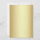 Minimalistische Hochzeit Einladung (Rückseite)