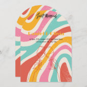 Minimalistische Hochzeit Einladung (Vorne/Hinten)