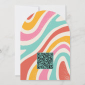 Minimalistische Hochzeit Einladung (Rückseite)