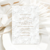 Minimalistische Hochzeit Einladung