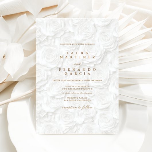 Minimalistische Hochzeit Einladung