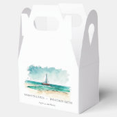 Minimalistische Hochzeit für Wasserfarben Geschenkschachtel (Geöffnet)