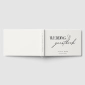 Minimalistische Hochzeit Gästebuch (Voll)