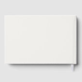 Minimalistische Hochzeit Gästebuch (Rückseite)