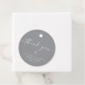 Minimalistische Hochzeit Geschenkanhänger (Beispiel)