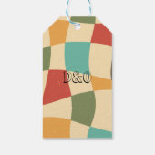 Minimalistische Hochzeit Geschenkanhänger (Rückseite)