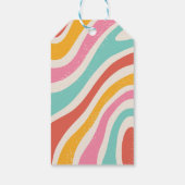 Minimalistische Hochzeit Geschenkanhänger (Rückseite)