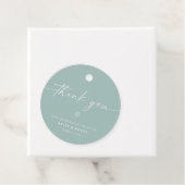 Minimalistische Hochzeit Geschenkanhänger (Beispiel)
