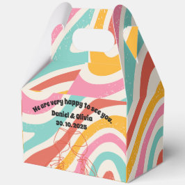 Minimalistische Hochzeit Geschenkschachtel