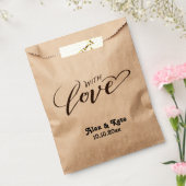 Minimalistische Hochzeit Geschenktütchen (Versiegelt)