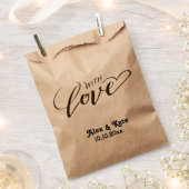 Minimalistische Hochzeit Geschenktütchen (Ausgeschnitten)