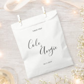 Minimalistische Hochzeit Geschenktütchen (Ausgeschnitten)