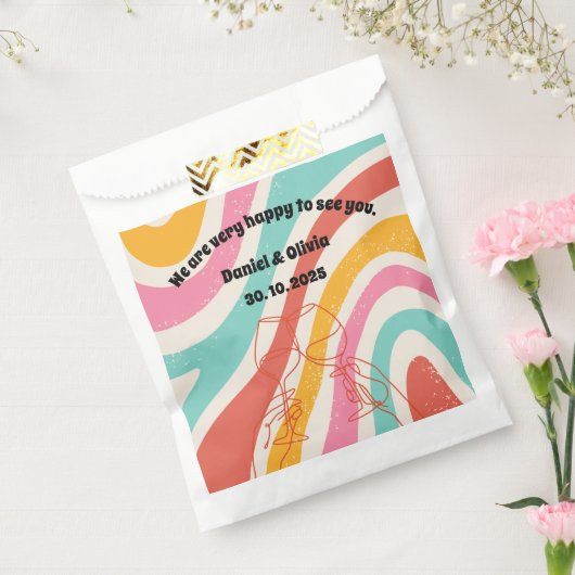 Minimalistische Hochzeit Geschenktütchen (Versiegelt)