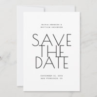 Minimalistische Hochzeit in Schwarz & Weiß | Foto