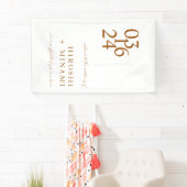 Minimalistische Hochzeit in Weiß Banner (Insitu)