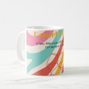 Minimalistische Hochzeit Kaffeetasse