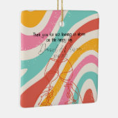 Minimalistische Hochzeit Keramikornament (Rechts)