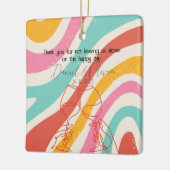 Minimalistische Hochzeit Keramikornament (Links)