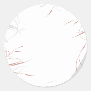 Minimalistische Hochzeit mit grauen und blauen Sch Runder Aufkleber