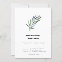 Minimalistische Hochzeit mit Olive