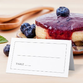 Minimalistische Hochzeit Platzkarte