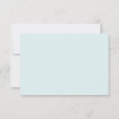 Minimalistische Hochzeit RSVP | ABWEICHUNGEN (Rückseite)