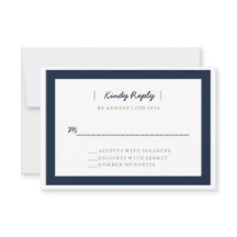 Minimalistische Hochzeit RSVP | ABWEICHUNGEN