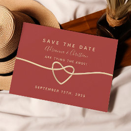 Minimalistische Hochzeit Save The Date