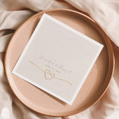 Minimalistische Hochzeit Serviette