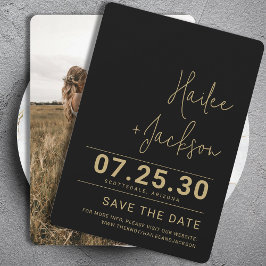Minimalistische Hochzeit Stilvoll sauber, einfach  Save The Date