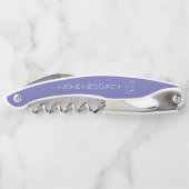 Minimalistische Hochzeit Trauzeuge Peri ID954 Kellnermesser (Rückseite)