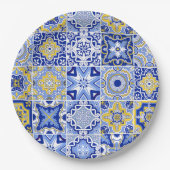 Minimalistische Hochzeit von Elfenbein Pappteller (Vorderseite)