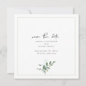 Minimalistische Hochzeit von Wasserfarben Save The Date (Vorderseite)