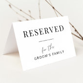 Minimalistische Hochzeitkarte Ankündigung