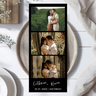 Minimalistische Hochzeits-Fotobooth-Überlagerung D Save The Date