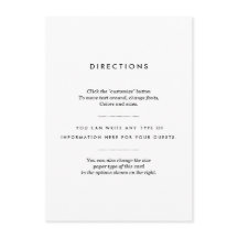 Minimalistische Hochzeitsbeilage