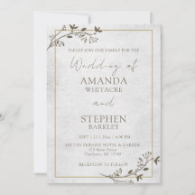 Minimalistische Hochzeitseinladung