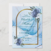 Minimalistische Hochzeitseinladung - stilvoll & ge Einladung (Vorderseite)