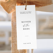 Minimalistische Hochzeitsfamilie reserviert Sitzun