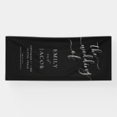 Minimalistische Hochzeitsfeier Banner (Horizontal)