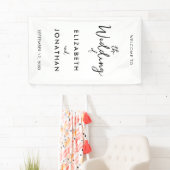 Minimalistische Hochzeitsfeier Banner (Insitu)