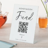 Minimalistische Hochzeitsfeier des modernen Honeym Sockelschild (In Situ)