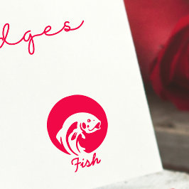 Minimalistische Hochzeitsgäste Gummistempel