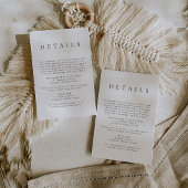 Minimalistische Hochzeitskarte